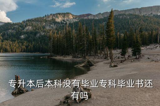  專升本后本科沒有畢業(yè)?？飘厴I(yè)書還有嗎