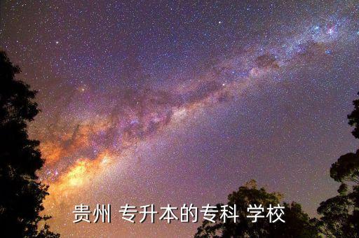 貴州 專升本的?？?學校