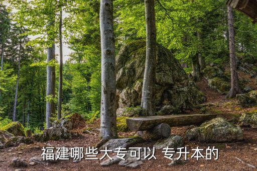  福建哪些大?？梢?專升本的