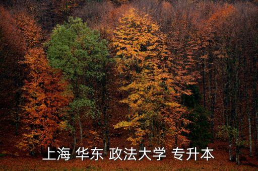 華東政法大學專升本考前培訓班,四所大學的專升本是什么情況?