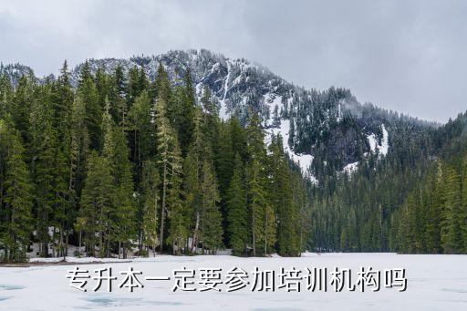  專升本一定要參加培訓機構(gòu)嗎