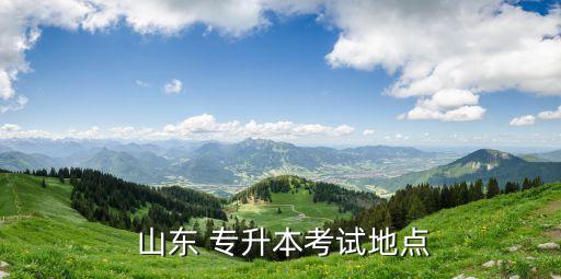  山東 專升本考試地點