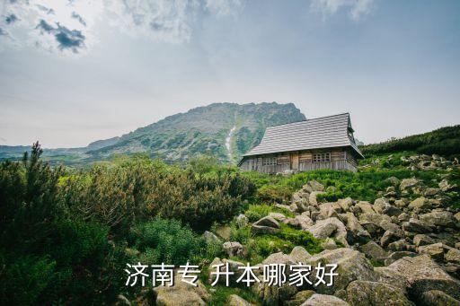  濟南專 升本哪家好
