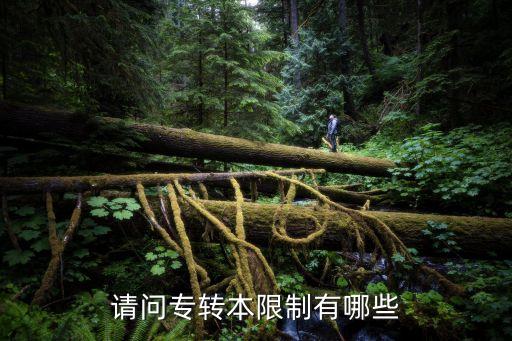 請(qǐng)問(wèn)專轉(zhuǎn)本限制有哪些