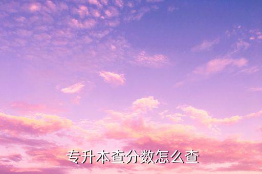 專升本中的資格成績查詢,專升本成績查詢大概6月初填報志愿