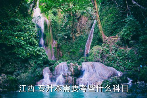 江西省專升本主要考哪些,江西高校專升本考試科目有哪些?