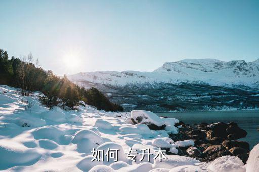 如何 專(zhuān)升本