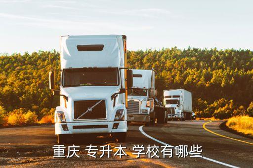  重慶 專升本 學校有哪些