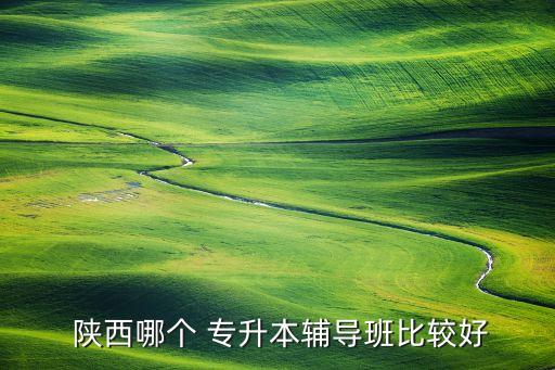  陜西哪個(gè) 專升本輔導(dǎo)班比較好