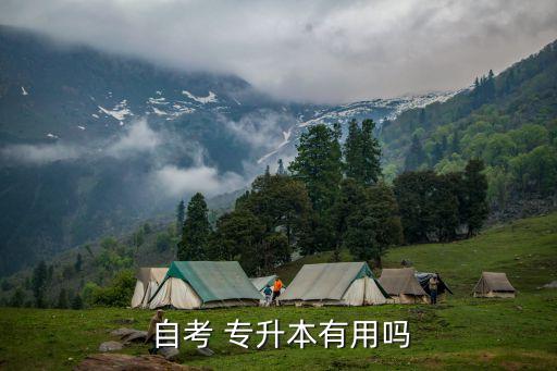  自考 專升本有用嗎