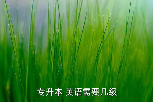 專升本需要英語,專升本對英語成績無要求但須滿足以下條件