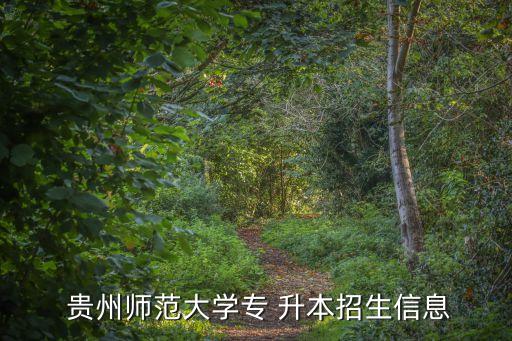 貴州師大專升本招收,貴州師范大學(xué)貴州?？瓶晒ド緦W(xué)校有四所