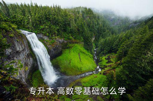  專升本 高數(shù)零基礎怎么學