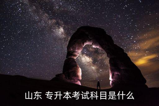 山東 專(zhuān)升本考試科目是什么