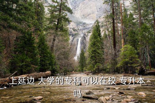 上延邊 大學(xué)的?？瓶梢栽谛?專升本嗎