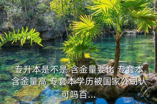  專升本是不是 含金量要比 專套本 含金量高 專套本學(xué)歷被國家公司認可嗎百...