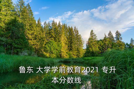  魯東 大學(xué)學(xué)前教育2021 專升本分?jǐn)?shù)線