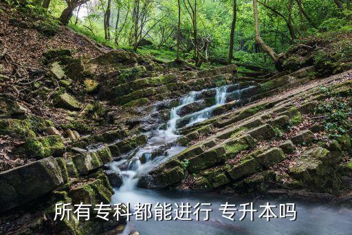 所有?？贫寄苓M(jìn)行 專升本嗎