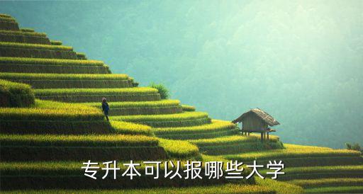  專升本可以報(bào)哪些大學(xué)