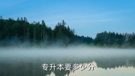  專(zhuān)升本要多少分