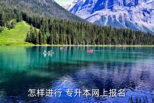 怎樣進(jìn)行 專升本網(wǎng)上報名