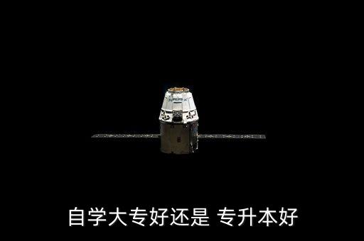 自學大專好還是 專升本好