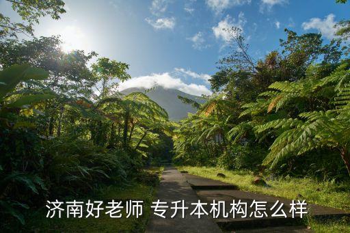  濟(jì)南好老師 專升本機(jī)構(gòu)怎么樣