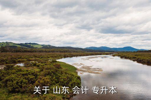 關(guān)于 山東 會計 專升本