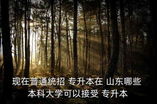 山東專升本的本科學(xué)校,四所大學(xué)的本科?？粕M(jìn)入高等學(xué)府學(xué)習(xí)