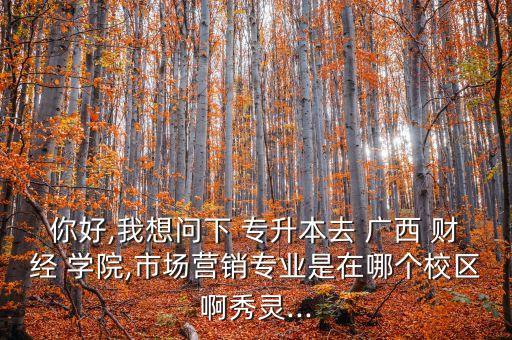 廣西財經(jīng)學(xué)院專升本吧,廣西區(qū)經(jīng)過選拔可報名參加專升本考試