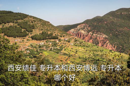 西安績(jī)佳 專(zhuān)升本和西安博遠(yuǎn) 專(zhuān)升本哪個(gè)好