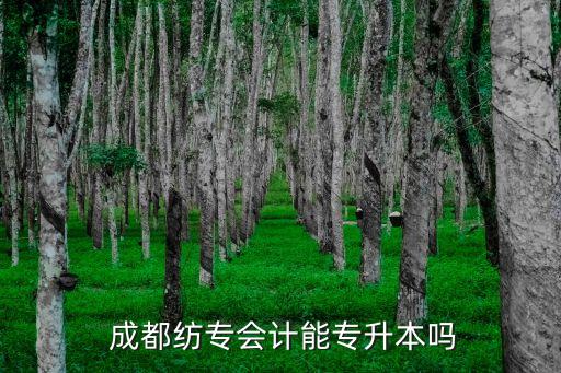  成都紡專(zhuān)會(huì)計(jì)能專(zhuān)升本嗎