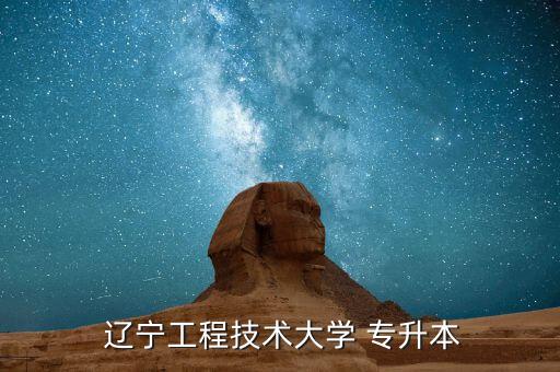  遼寧工程技術大學 專升本