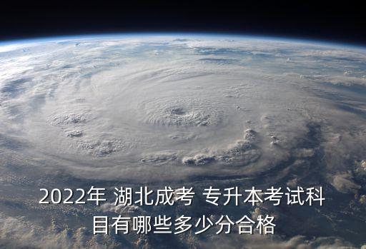 湖北專升本各科分?jǐn)?shù)