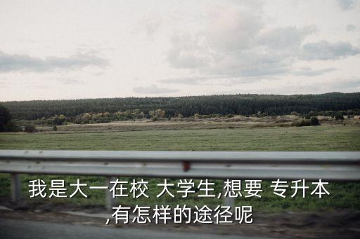 大學(xué)專升本怎么回事