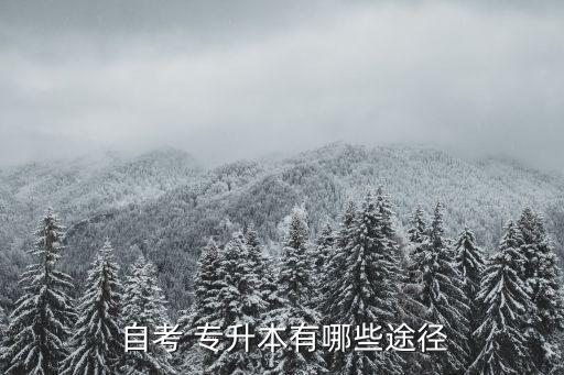 如何通過(guò)自考專升本,自考專升本的條件與要求