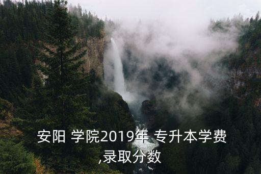  安陽 學(xué)院2019年 專升本學(xué)費(fèi),錄取分?jǐn)?shù)