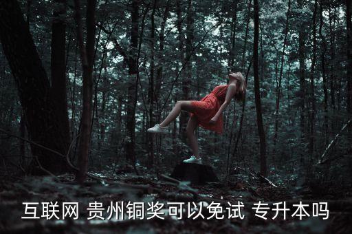 互聯(lián)網(wǎng) 貴州銅獎(jiǎng)可以免試 專升本嗎