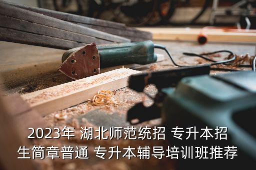 2023年 湖北師范統(tǒng)招 專升本招生簡(jiǎn)章普通 專升本輔導(dǎo)培訓(xùn)班推薦
