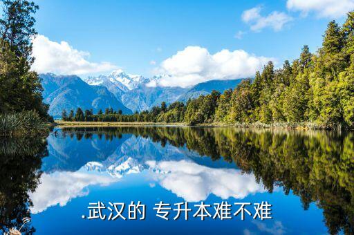 .武漢的 專(zhuān)升本難不難