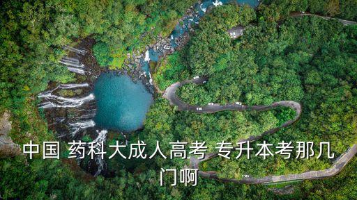 中國(guó) 藥科大成人高考 專升本考那幾門(mén)啊