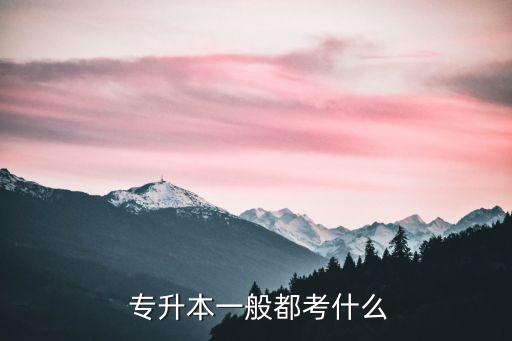 專(zhuān)升本考哪些內(nèi)容,考專(zhuān)升本要考哪些科目