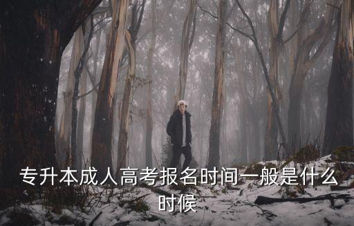  專升本成人高考報(bào)名時(shí)間一般是什么時(shí)候