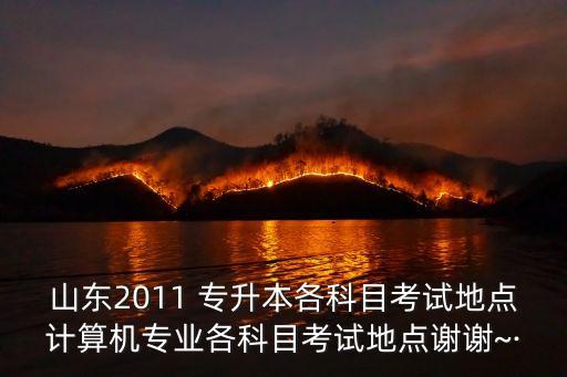 山東2011 專升本各科目考試地點(diǎn)計(jì)算機(jī)專業(yè)各科目考試地點(diǎn)謝謝~·