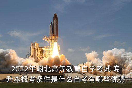 2022年湖北高等教育自學(xué)考試 專(zhuān)升本報(bào)考條件是什么自考有哪些優(yōu)勢(shì)