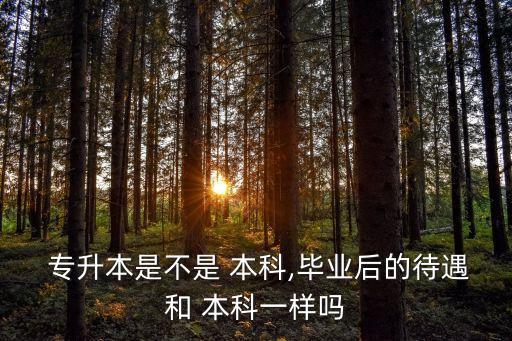 專(zhuān)升本和本科工作區(qū)別