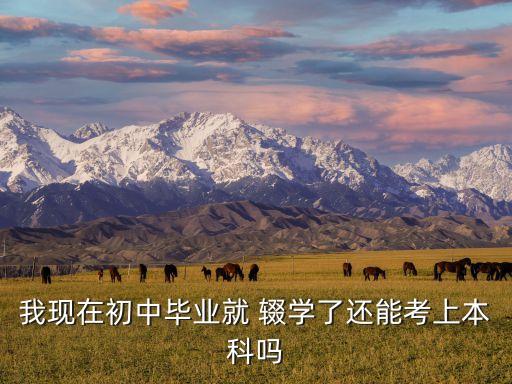 專升本可以輟學(xué)嗎