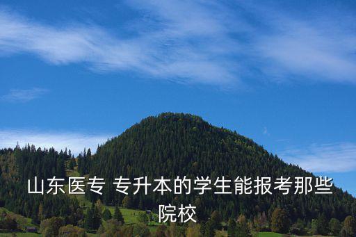中藥學專升本山東學校,2022年山東專升本中藥學可以報的學校