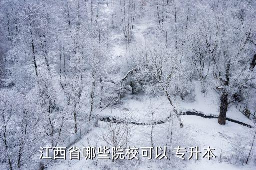 江西省哪些院?？梢?專升本