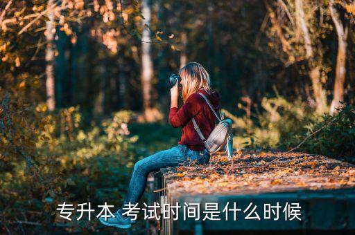  專升本 考試時(shí)間是什么時(shí)候